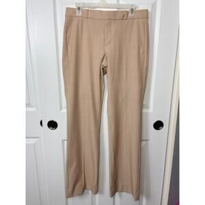 Banana Republic Tailored Straight Leg Pants in Light Tan